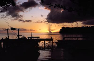 Tahiti sunset